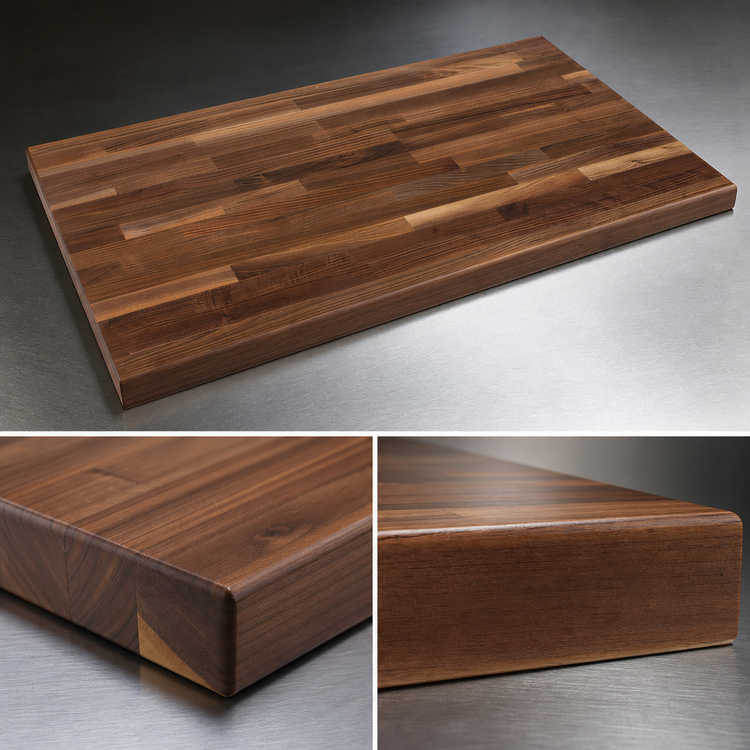 Product image #4 for Boos Block American Black Walnut Edge Grain Kitchen Countertop, 60 x 36 x 1-1/2 Inch, Penetrating Oil Finish