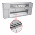 Thumbnail image #4 for Hatco Glo-Ray® 96-Inch Lighted Infrared Strip Heater, Aluminum, 2.205 kW