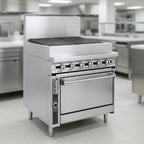 Thumbnail image #3 for Jade Range (Middleby) Titan JTRH-36B 36-Inch Heavy-Duty Gas Charbroiler with Stainless Steel Cabinet Base