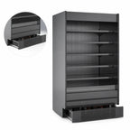 Thumbnail image #4 for Structural Concepts Fusion® MD685R Self-Service Refrigerated Open Reach-In Display Case, Self-Contained, 74-1/4"W x 37-1/8"D x 85-1/2"H
