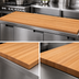Thumbnail image #4 for John Boos Appalachian Red Oak Edge Grain Kitchen Countertop with Varnique Finish, 96 x 25 x 1-1/2 Inch