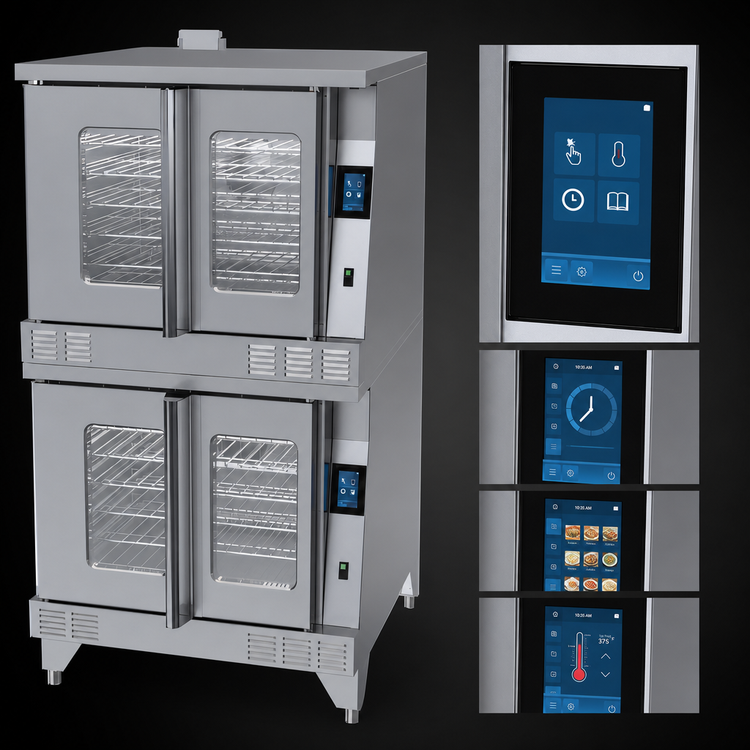 Product image #4 for Garland Master Series MCO-ED-20M Double-Deck Deep-Depth Electric Convection Oven with EasyTouch Controls