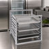 Thumbnail image #3 for Channel Manufacturing Knock-Down Aluminum End-Load Bun Pan Rack for Reach-In Refrigerators, 10-Pan Capacity