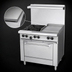 Thumbnail image #4 for Garland US Range U Series 36-Inch Gas Restaurant Range with 2 Open Burners, 24-Inch Griddle, and Standard Oven