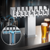 Thumbnail image #4 for Perlick Wide Base 12-Faucet Glycol-Cooled Tee Beer Tower, Countertop, Polished Chrome