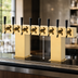 Thumbnail image #4 for Perlick Extra High 20-Faucet Countertop Bridge Tee Glycol-Cooled Draft Beer Tower, Tarnish-Free Brass Finish