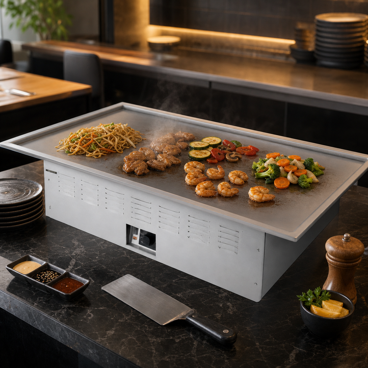 Product image #4 for Garland E22-36-48GMX Electric Teppan-Yaki Drop-In Griddle