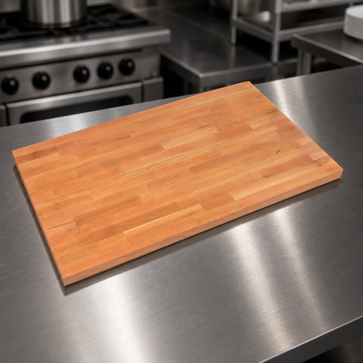 Product image #4 for Boos Block American Cherry Wood Blended Edge Grain Kitchen Countertop, 36 x 27 x 1-1/2 Inches, Penetrating Oil Finish