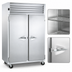 Thumbnail image #4 for Traulsen Spec-Line 58-Inch Wide Two-Section Shallow-Depth Remote Reach-In Freezer with Full-Height Solid Doors