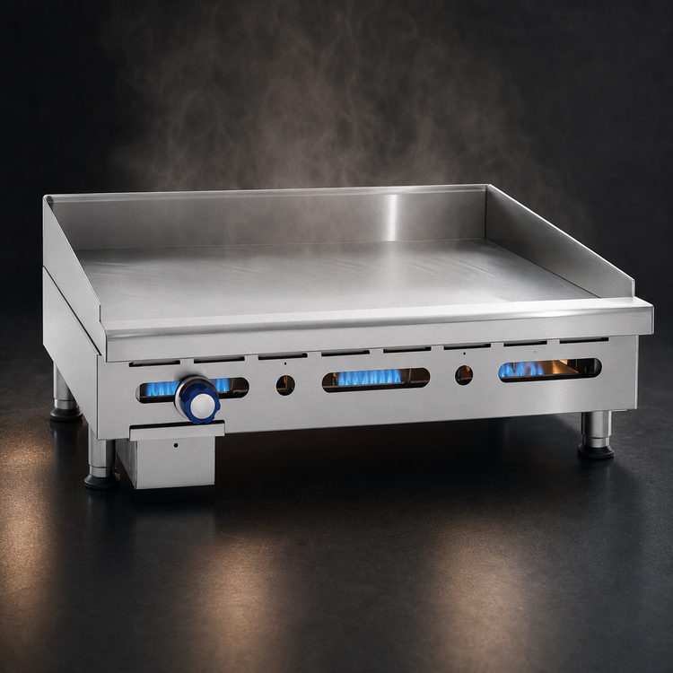 Product image #4 for Imperial IMGA-2428 Countertop Gas Griddle, 24-Inch x 24-Inch Surface, Manual Controls, 60,000 BTU