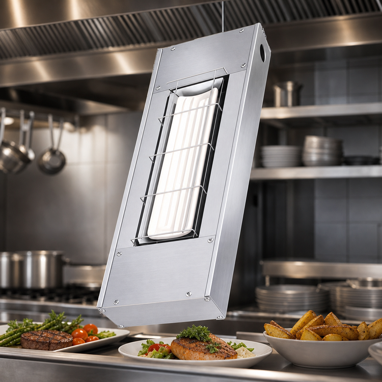 Product image #4 for Hatco Ultra-Glo 18-Inch Double Ceramic Infrared Strip Heater with Aluminum Housing
