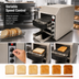 Thumbnail image #5 for BakeryXpress Countertop Conveyor Toaster, 1-Slice Feed, 180 Pieces Per Hour