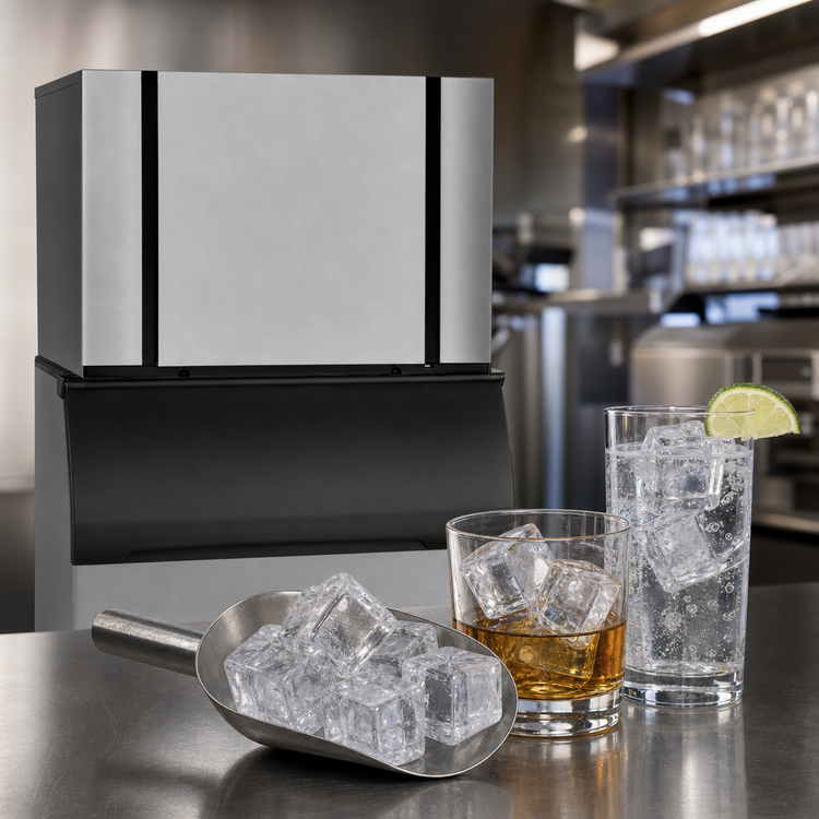 Product image #5 for Ice-O-Matic Elevation Series CIM1447FW Modular Cube Ice Maker, Water-Cooled, Self-Contained, Full Size Cube, 48 Inch Wide