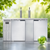 Thumbnail image #4 for Continental Refrigerator KC69NSS 69-Inch Two-Tap Three-Keg Cooler