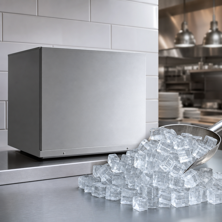 Product image #5 for Ice-O-Matic ICE Series Modular Half-Size Cube Ice Maker Head, Air-Cooled, Remote Condenser, Top Air Discharge, Approx. 1,450 lb/Day