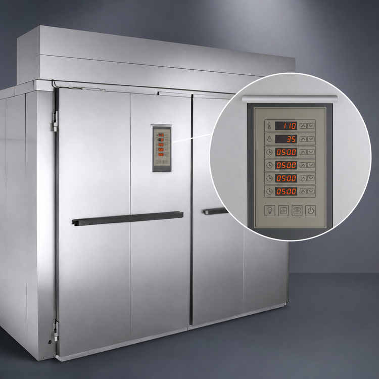Product image #4 for Baxter PW3S Triple Wide Roll-In Proofer Cabinet, 120.5-Inch Deep, 2-Door, Stainless Steel, Electric Heat, Open Floor