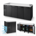 Thumbnail image #4 for True Premier Bar 92-Inch Four-Section Refrigerated Back Bar Cooler, Left-Side Self-Contained Refrigeration