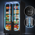 Thumbnail image #4 for Everest Refrigeration EMGF36B Two-Section Glass Door Merchandiser Freezer, 36 Cu. Ft., 41-Inch Wide, Bottom-Mounted Self-Contained
