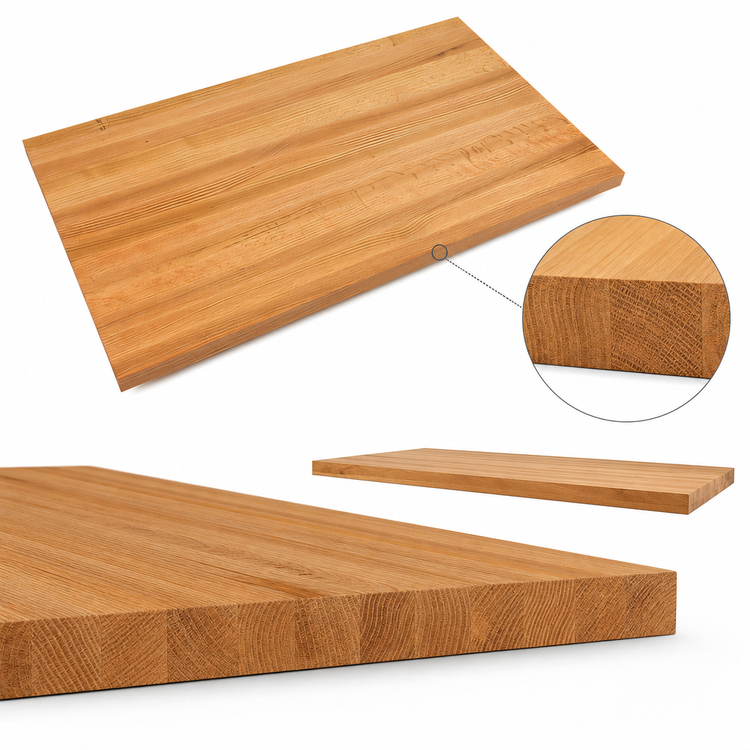 Product image #4 for John Boos Appalachian Red Oak Edge Grain Island Countertop, 144 x 36 x 1-1/2 Inch, Penetrating Oil Finish