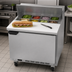 Thumbnail image #4 for Beverage-Air SPE32HC-08 One-Section Sandwich Top Refrigerated Prep Table, 32-Inch Wide, Solid Door, 8.01 Cu. Ft.