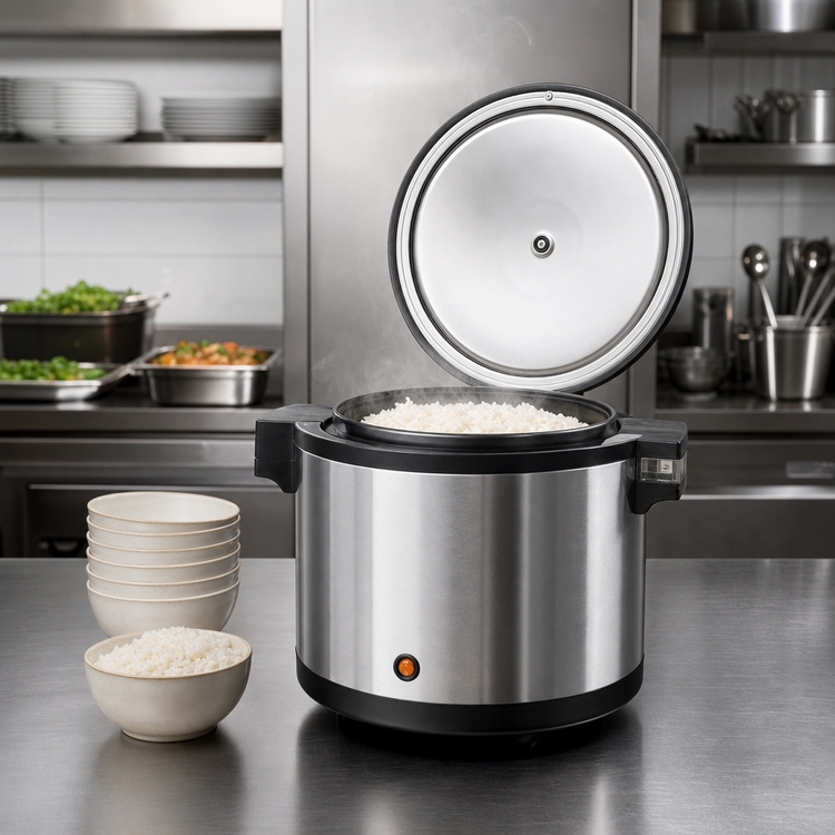 Product image #4 for Omcan USA 96-Cup Commercial Rice Warmer, Countertop Electric, 120V