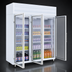Thumbnail image #4 for Howard-McCray GR75-B 75 Cu. Ft. Three-Section Glass Door Refrigerator Merchandiser