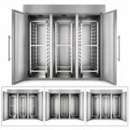 Thumbnail image #4 for Doyon Baking Equipment (Middleby) KDP31 Roll-In Three-Section Knockdown Proofer Cabinet, Stainless Steel, Digital Touchscreen