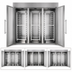Thumbnail image #4 for Doyon KDP31 Roll-In Three-Section Knockdown Proofer Cabinet, Stainless Steel, 3 Double-Rack Capacity