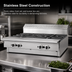 Thumbnail image #4 for Garland Cuisine Series 36-Inch Heavy Duty Gas Modular Top Range with 4 Open Burners