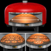 Thumbnail image #4 for Marra Forni Neapolitan NP140W Round Wood-Fired Brick Pizza Oven with 55-1/8-Inch Cooking Deck and Stand