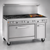 Thumbnail image #4 for Southbend Ultimate 48-Inch Gas Restaurant Range with 4 Non-Clog Burners, 24-Inch Charbroiler, Standard Oven and Cabinet Base