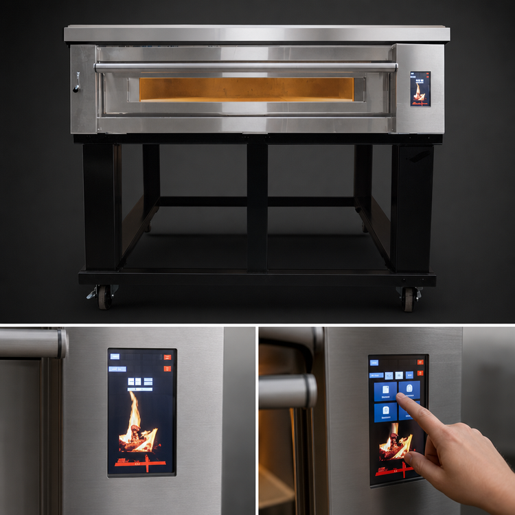 Product image #4 for Marra Forni Single-Deck Electric Deck Oven with 73 x 44 in. MarraStone Cooking Surface