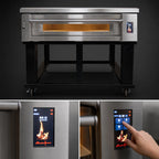 Thumbnail image #4 for Marra Forni ELST73-44/1 Single-Deck Electric Deck Oven with 73 x 44 in. Refractory Stone Deck and Programmable Touchscreen