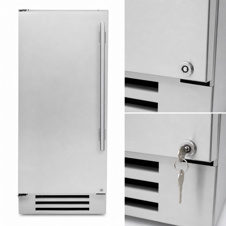 Product image #4 for 15-Inch One-Section Undercounter Reach-In Refrigerator with Solid Stainless Steel Door