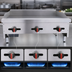 Thumbnail image #4 for BakeMax 36-Inch Heavy Duty Natural Gas Countertop Manual Griddle, 3 Burners