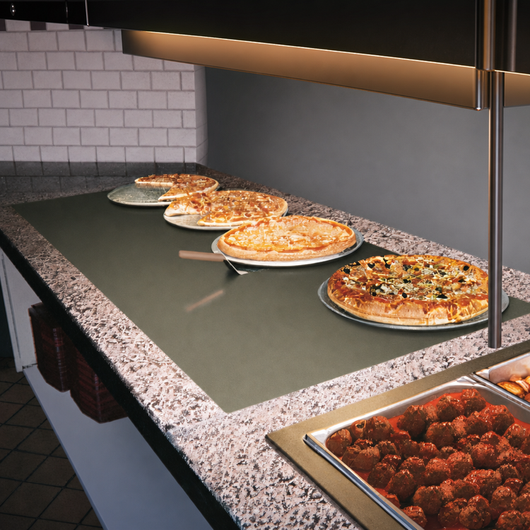 Product image #4 for Hatco Glo-Ray Built-In Flush Top Heated Shelf, 31.5 x 21 Inch Hardcoat Aluminum Surface