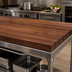Thumbnail image #4 for John Boos Boos Block American Black Walnut Edge Grain Kitchen Countertop, 48 x 38 x 2-1/4 Inches