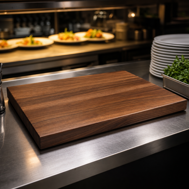 Product image #4 for John Boos Boos Block American Black Walnut Kitchen Countertop, 36 x 25 x 1-1/2 Inch, Varnique Finish