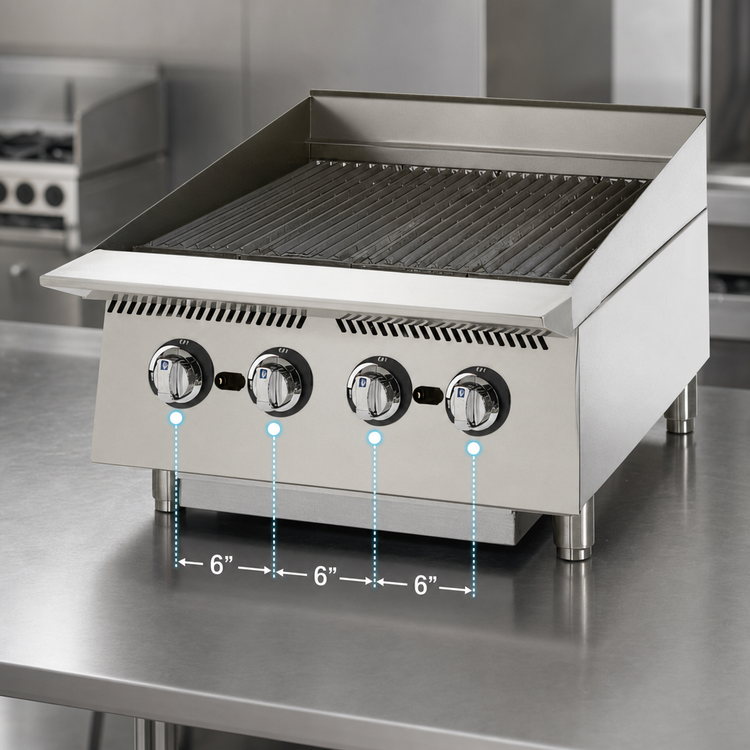 Product image #4 for Star Ultra-Max 24-Inch Countertop Gas Radiant Charbroiler