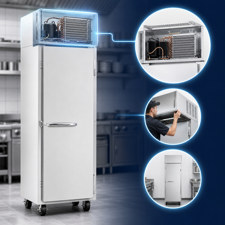 Product image #4 for Continental Refrigerator 1FSN One-Section Shallow Depth Reach-in Freezer