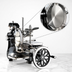 Thumbnail image #4 for Trento Volano Manual Food Slicer with 12-Inch Blade and Daisy-Flower Flywheel, Black Finish