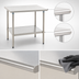 Thumbnail image #4 for Eagle Deluxe Series Stainless Steel Work Table with Adjustable Undershelf, 144 x 36 Inches