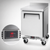 Thumbnail image #4 for Turbo Air M3 20-Inch Shallow Depth Worktop Refrigerator with Backsplash, 1 Solid Door, 2.29 Cu. Ft.