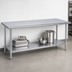 Thumbnail image #4 for Duke Manufacturing 316S-30144 Stainless Steel Work Table with Undershelf, 144 x 30 x 36 Inches