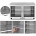 Thumbnail image #4 for 60-Inch 2-Section Undercounter Refrigerator with Framed Low-E Glass Doors