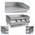 Thumbnail image #4 for RedHots CLAGGDTS-36-NG Chef's Line 36 Inch Countertop Natural Gas Griddle with 3/4 Inch Plate