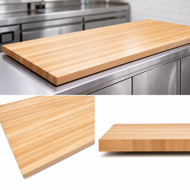 Product image #4 for Boos Block 72-Inch x 30-Inch Maple Kitchen Countertop, Edge Grain, Oil Finish