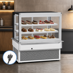 Thumbnail image #5 for Turbo Air TBP60-54FDN Drop-In Refrigerated Bakery Display Case, 61.75-Inch Wide, 21.8 Cu. Ft., Self-Contained, 2 Adjustable Glass Shelves
