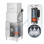Thumbnail image #4 for Champion Genesis DH-6000-VHR Ventless High-Temperature Door-Type Dishwasher with Electric Booster, 40 Racks/Hour, Field Convertible