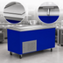 Thumbnail image #4 for 72-Inch Mobile Modular Open-Base Refrigerated Frost Top Serving Station